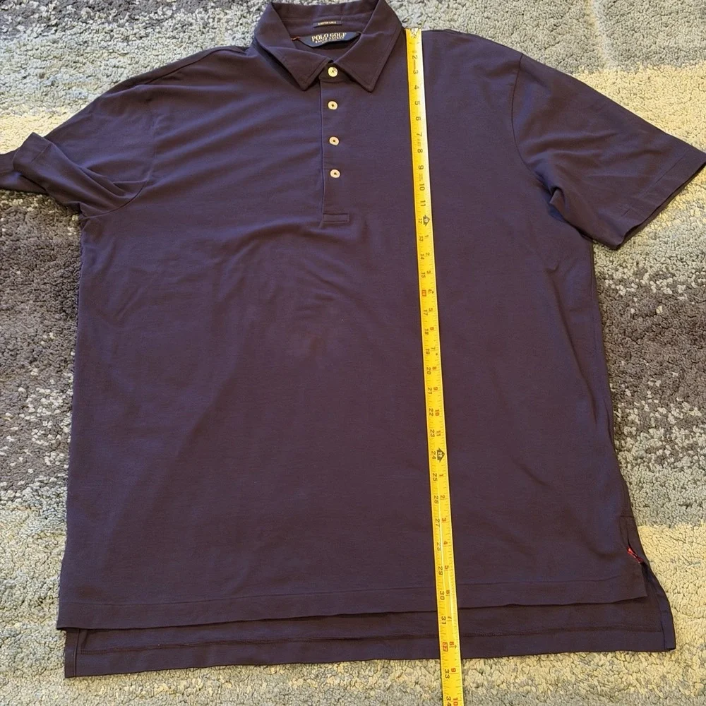 Polo Ralph Lauren Performance Polo Golf Shirt Men's Large Navy Blue